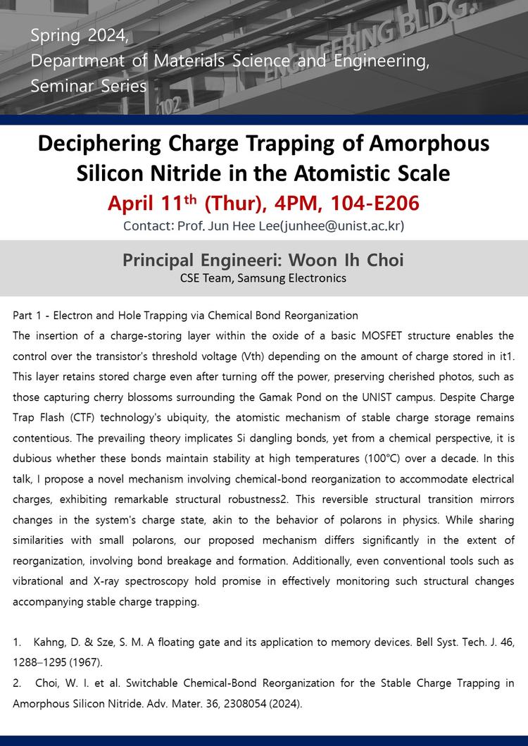 Deciphering Charge Trapping of Amorphous Silicon Nitride in the Atomistic Scale