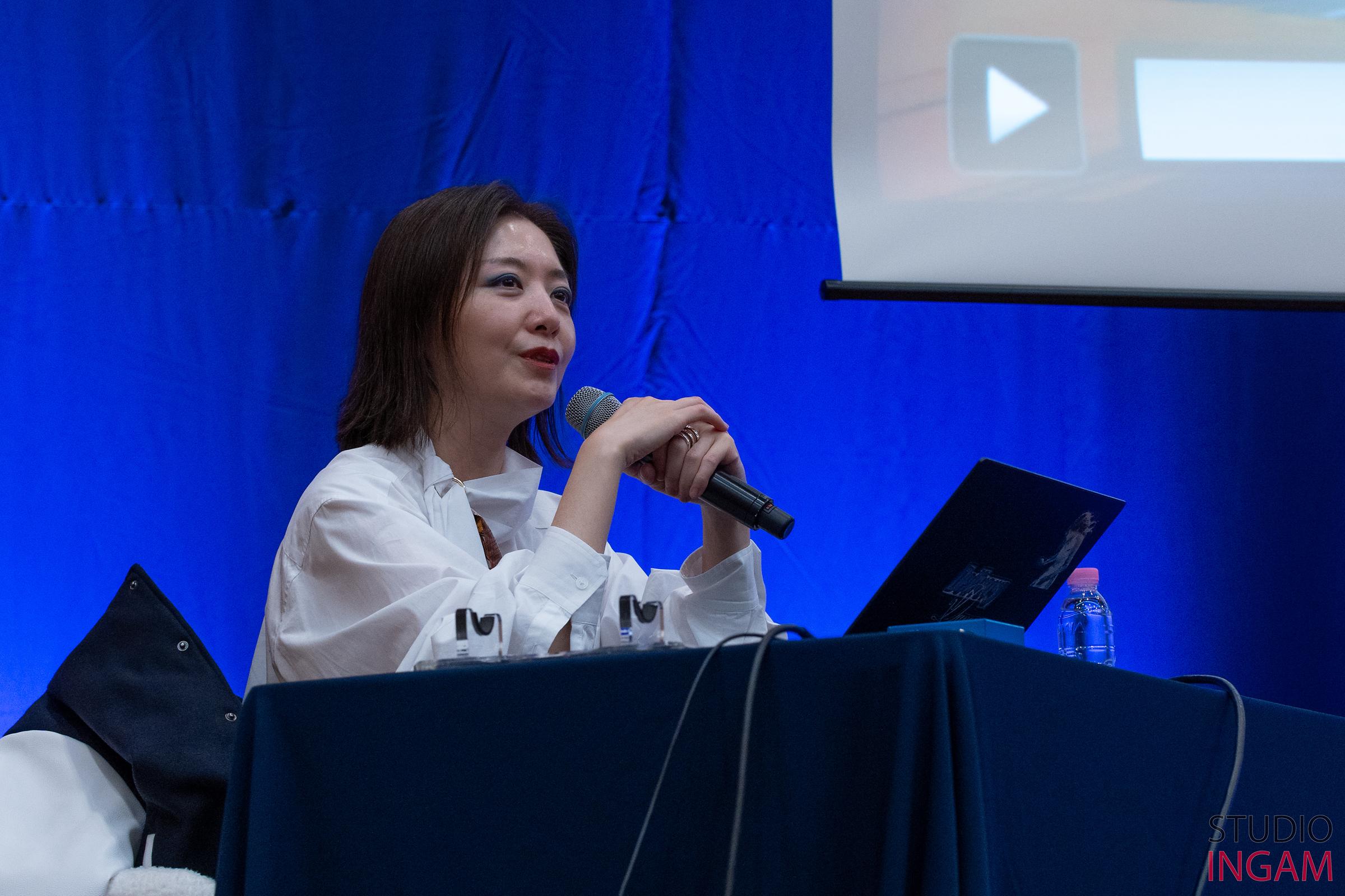 Collaborating Professor Ayoung Kim during the Open Stage 2, hosted by the School of GRIT Convergence Studies. l Image Credit: STUDIO INGAM